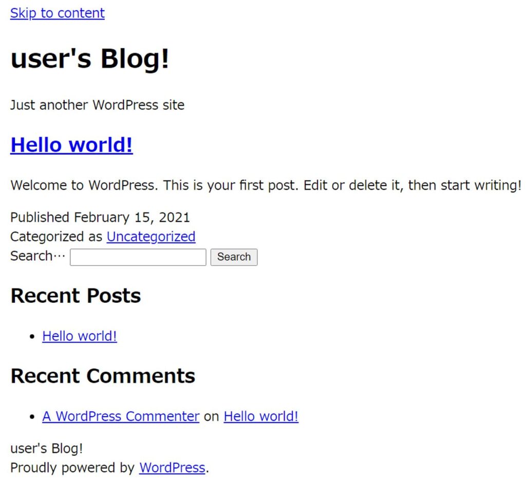 Lightsail WordPress DNS設定